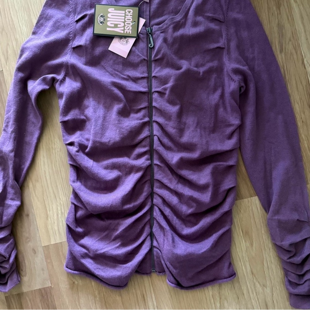 Juicy Couture Lavender Zip-Up Top